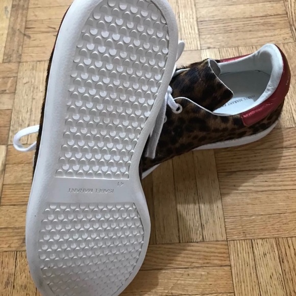 Isabel Marant Etoile Leopard Print Shoes Sz 41 - Picture 6 of 8